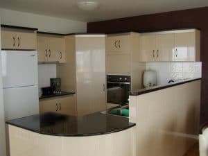 A custom kitchen build in an apartment in Rockhampton