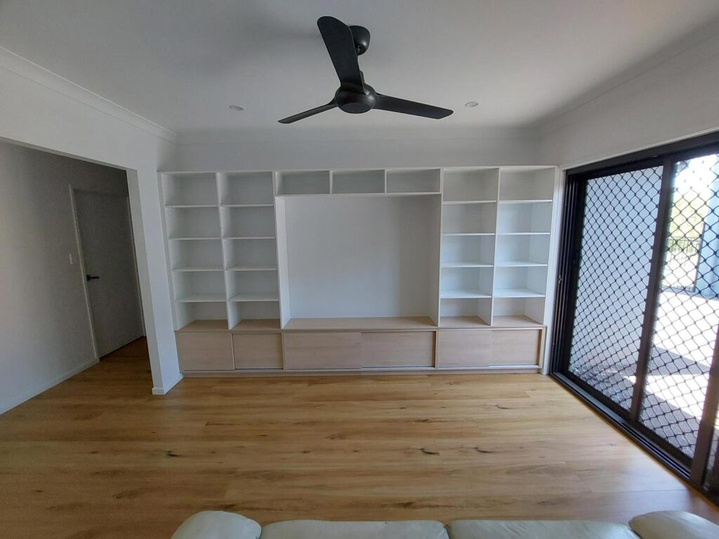 Custom Cabinets In The Living Room